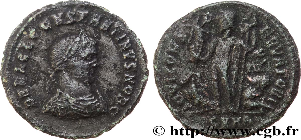 CONSTANTIN II Follis ou nummus TB