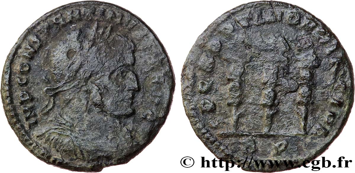 CONSTANTIN Ier LE GRAND Follis ou nummus TB/TB+