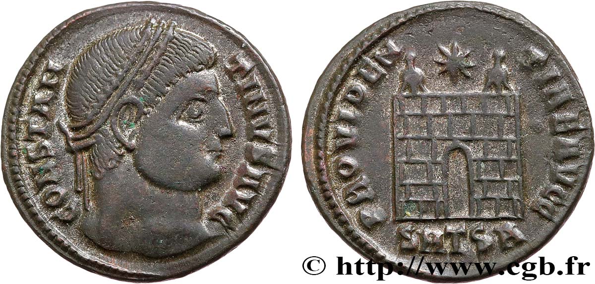 CONSTANTINE I THE GREAT Centenionalis ou nummus AU