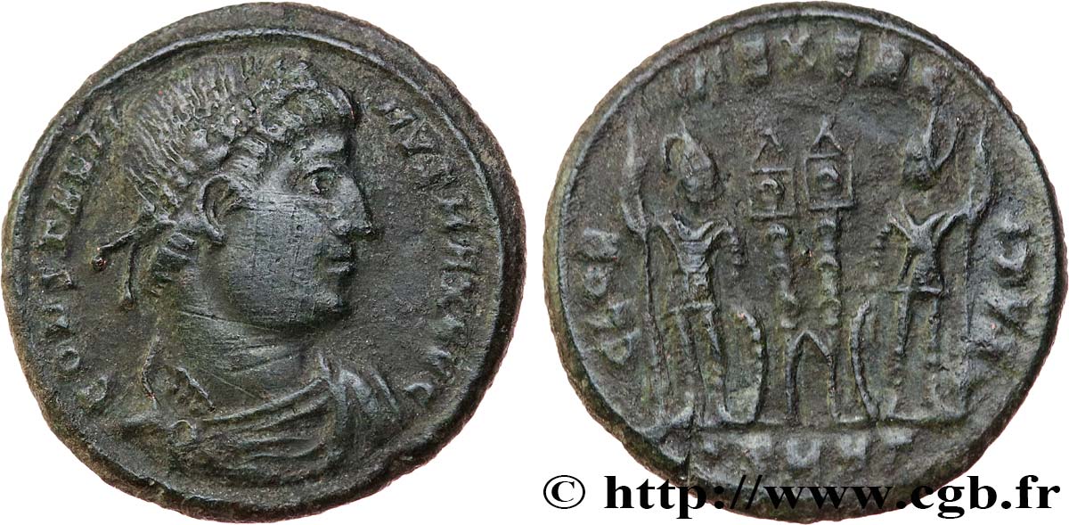 CONSTANTINE I THE GREAT Centenionalis ou nummus XF