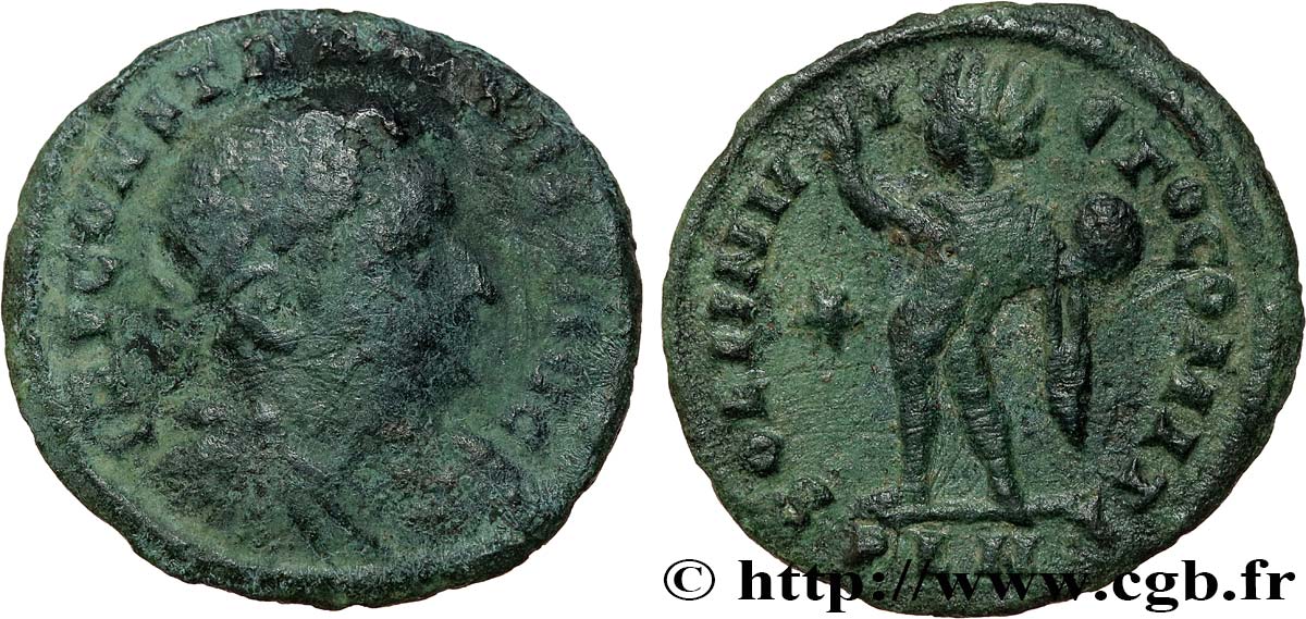 CONSTANTINE I THE GREAT Follis ou nummus VF/XF