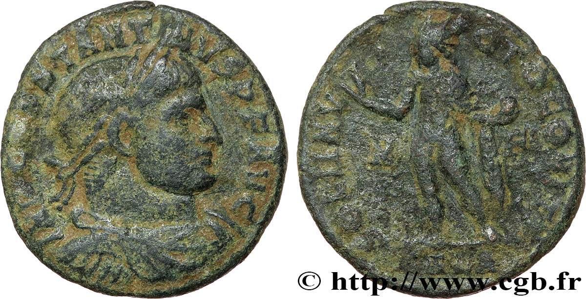 CONSTANTINE I THE GREAT Follis ou nummus VF/VF