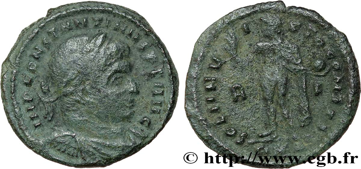 CONSTANTINO I EL MAGNO Follis ou nummus BC