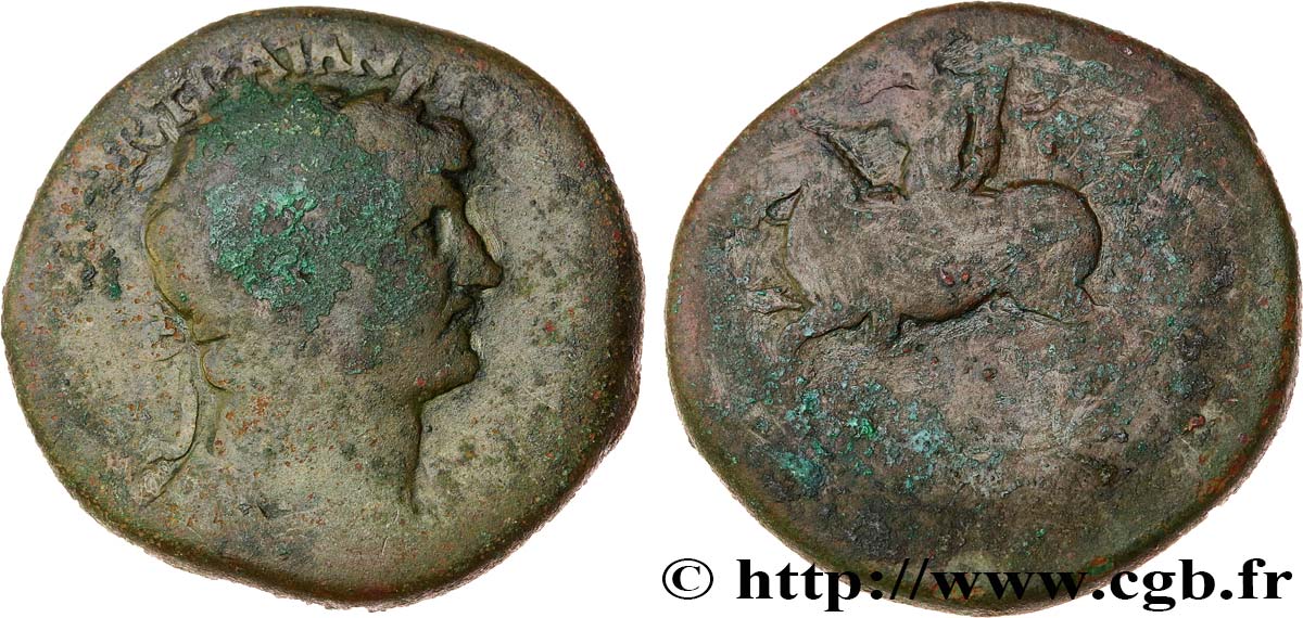 HADRIAN Sesterce VF