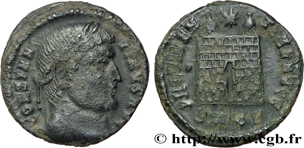 CONSTANTINE I THE GREAT Centenionalis ou nummus VF