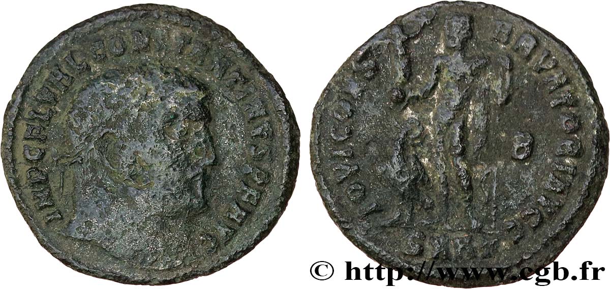 COSTANTINO I IL GRANDE Follis ou nummus MB/q.BB