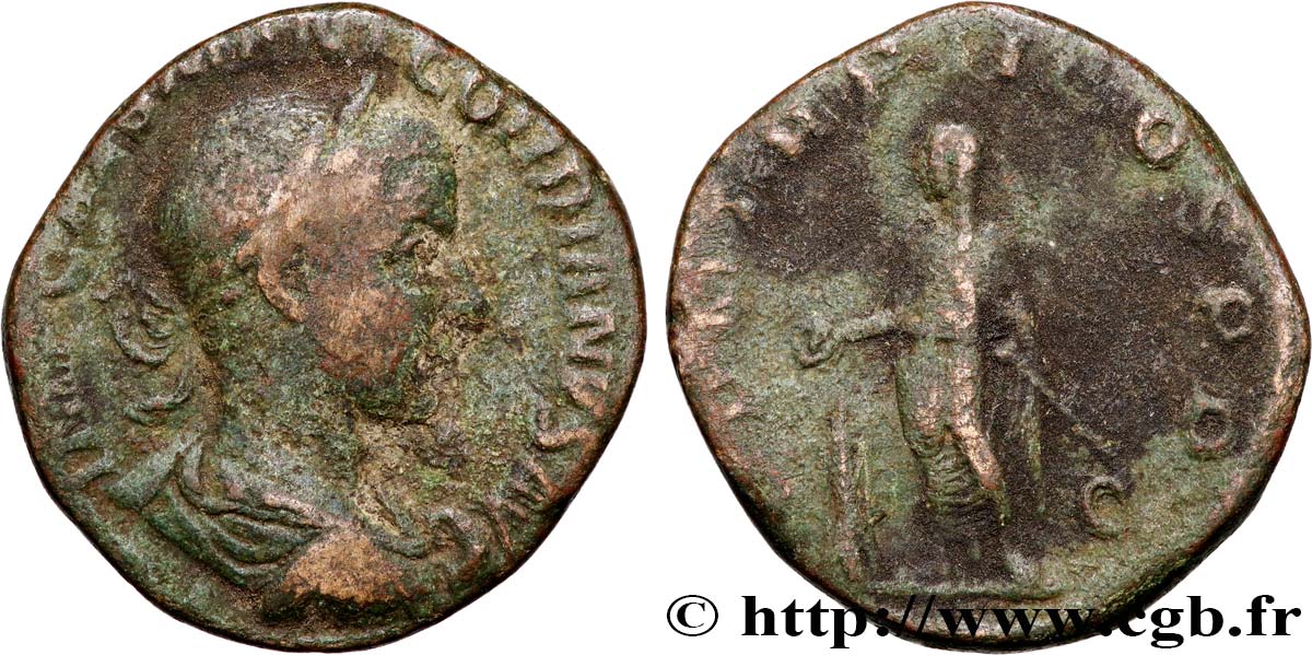 GORDIAN III Sesterce XF