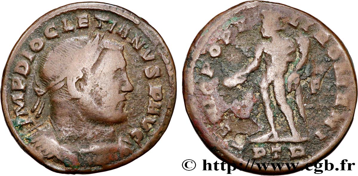 DIOCLETIAN Follis ou nummus VF