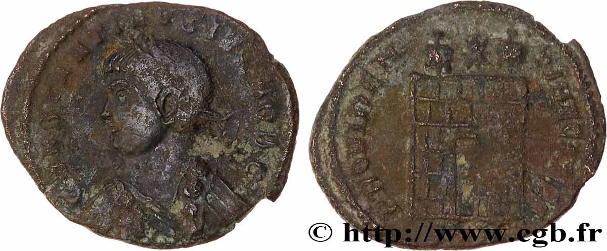 COSTANTINO II Centenionalis ou nummus q.BB