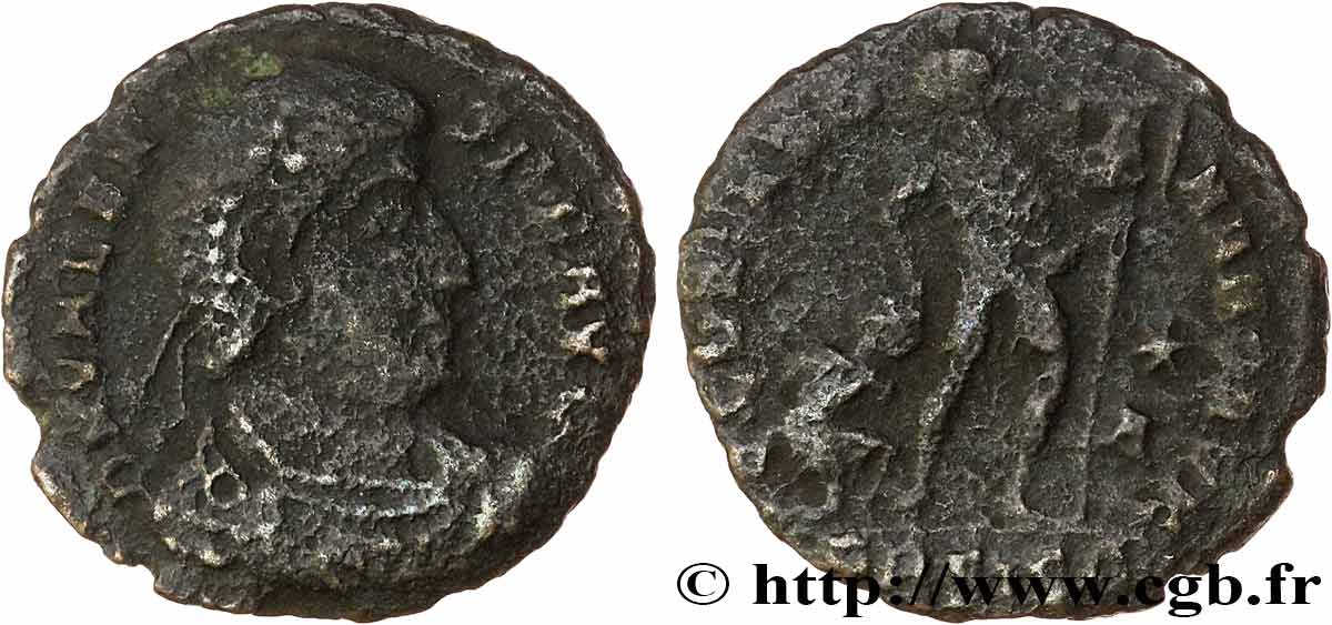 VALENS Nummus, (PB, Æ 3) TB