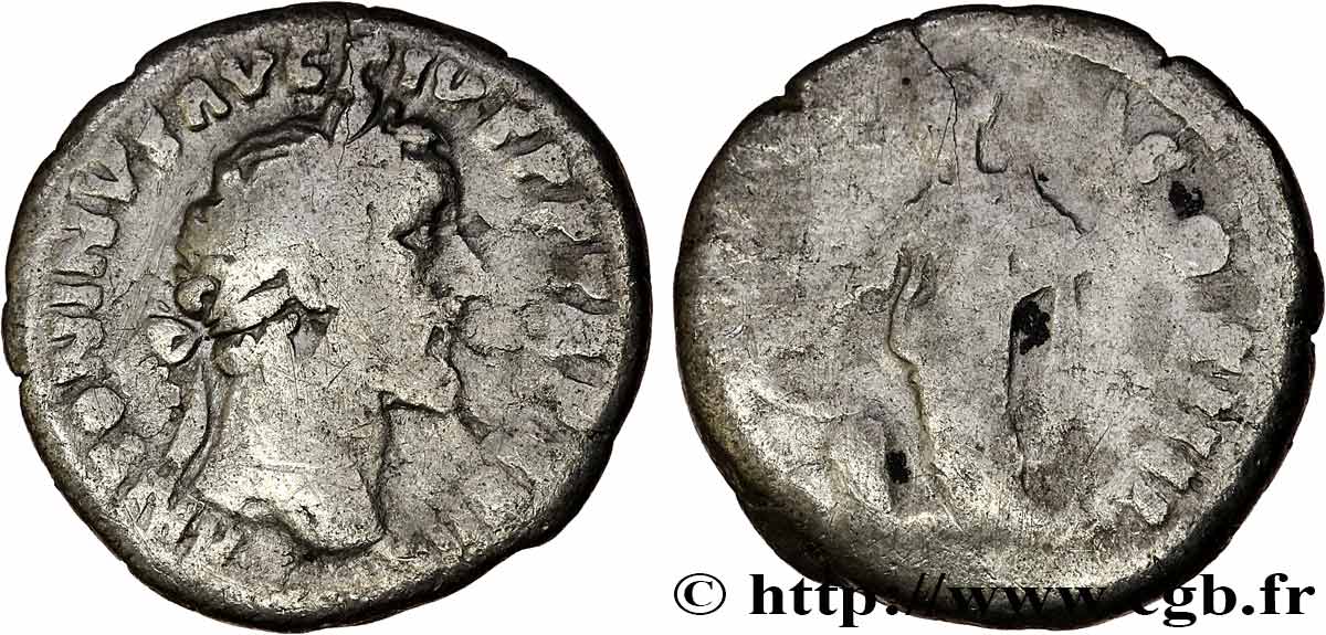 ANTONINUS PIUS Denier VF