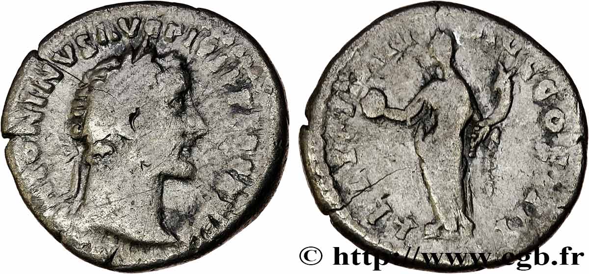 ANTONINUS PIUS Denier VF