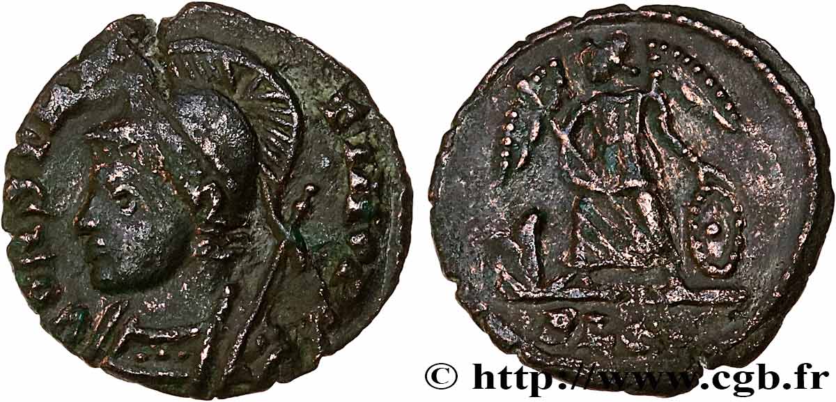 CONSTANTINOPEL Centenionalis ou nummus SS