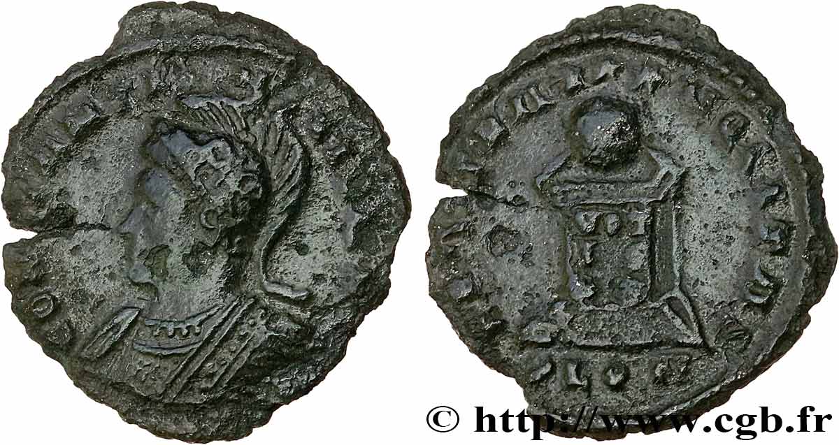 CONSTANTIN II Centenionalis ou nummus TB/TB+