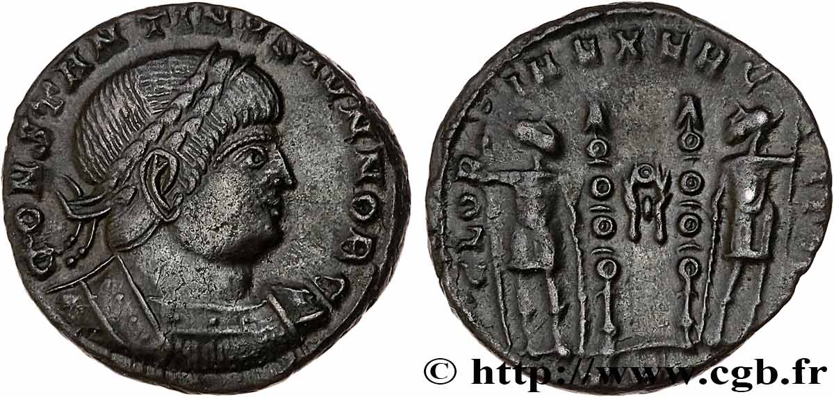 CONSTANTINE II Centenionalis ou nummus AU