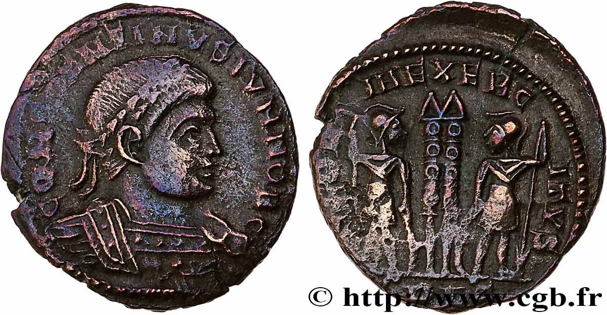 CONSTANTINO II Centenionalis ou nummus MBC