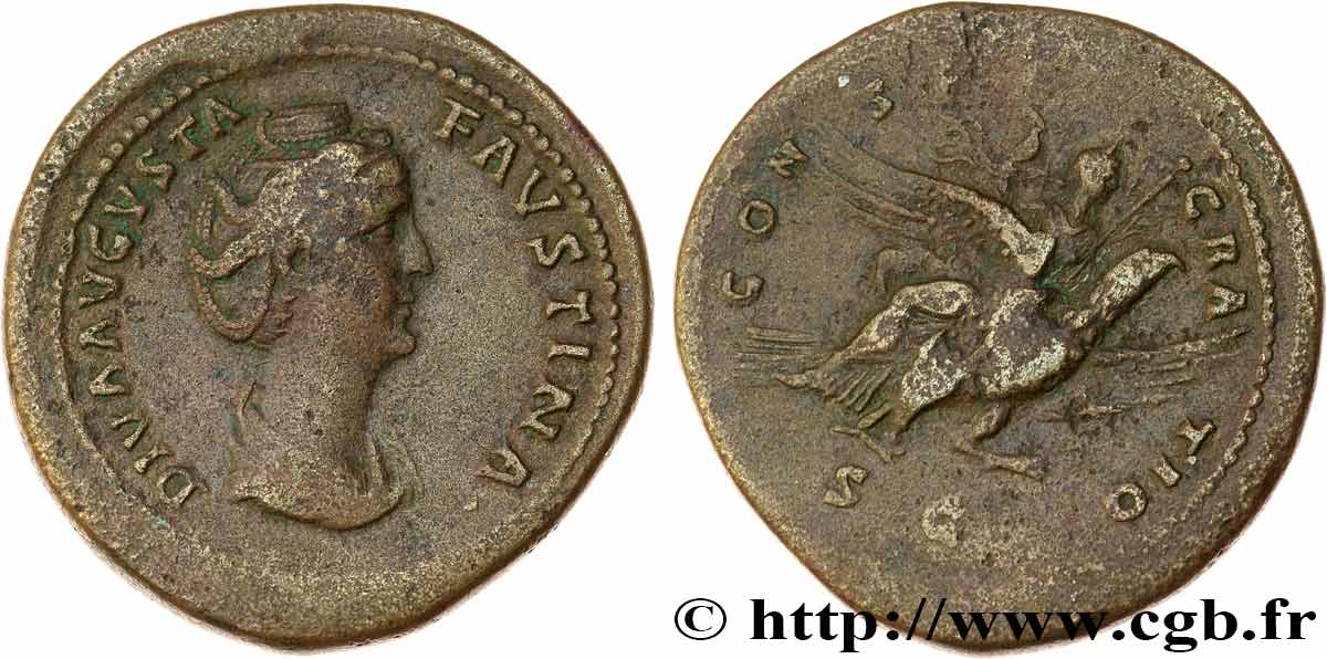 FAUSTINA MAGGIORE Sesterce BB