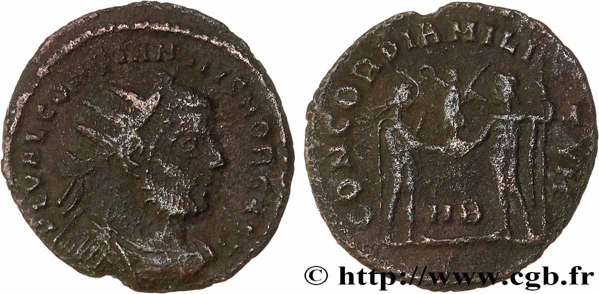 CONSTANCE Ier CHLORE Pseudo ou néo-aurelianus TB