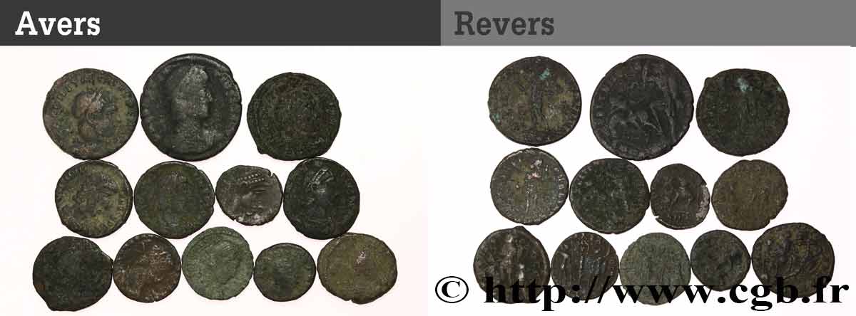 LOTS Lots de 12 monnaies lot