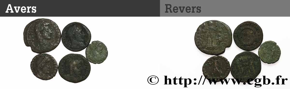 LOTS Lots de 5 monnaies lot