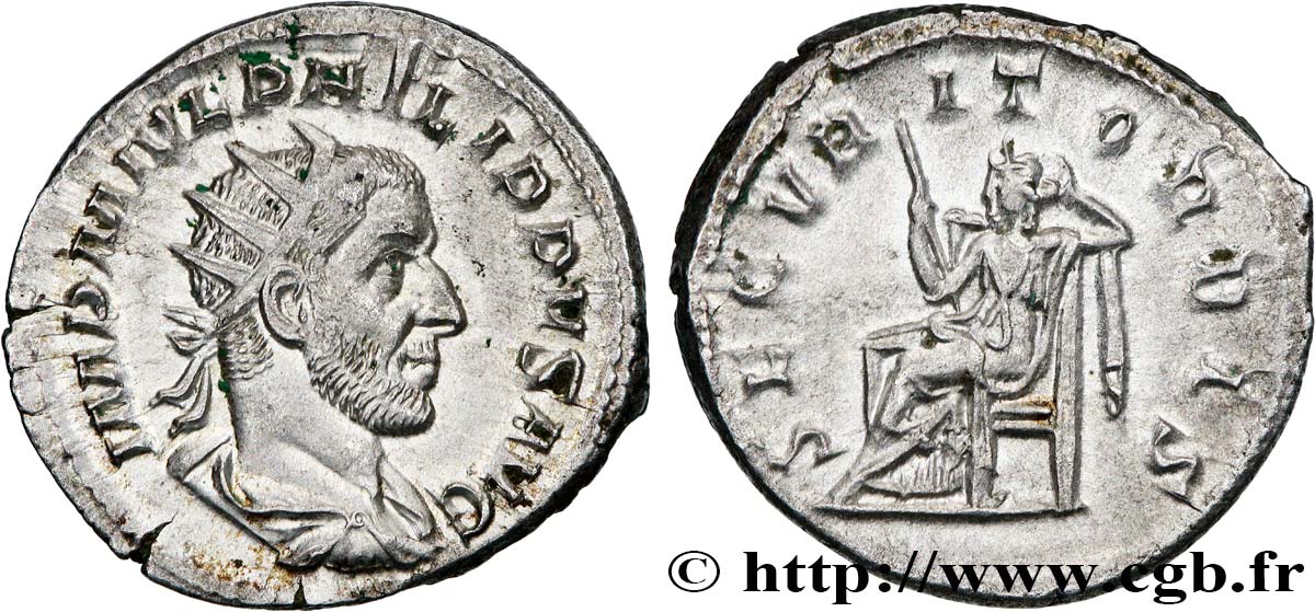 FILIPPO I PADRE Antoninien SPL/q.SPL