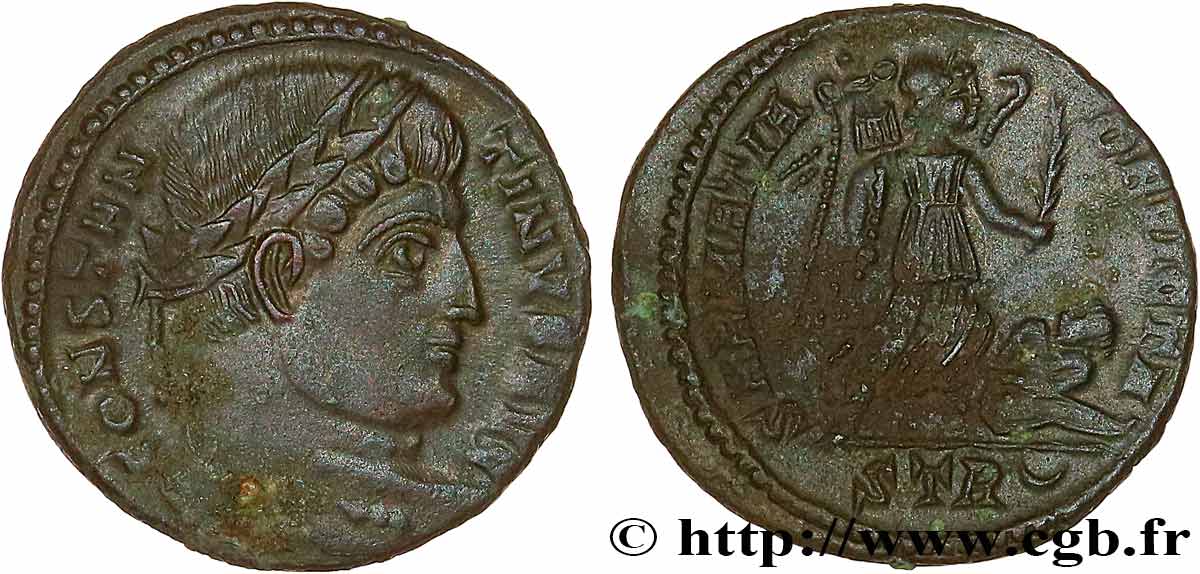 CONSTANTIN Ier LE GRAND Centenionalis ou nummus SUP/TTB+