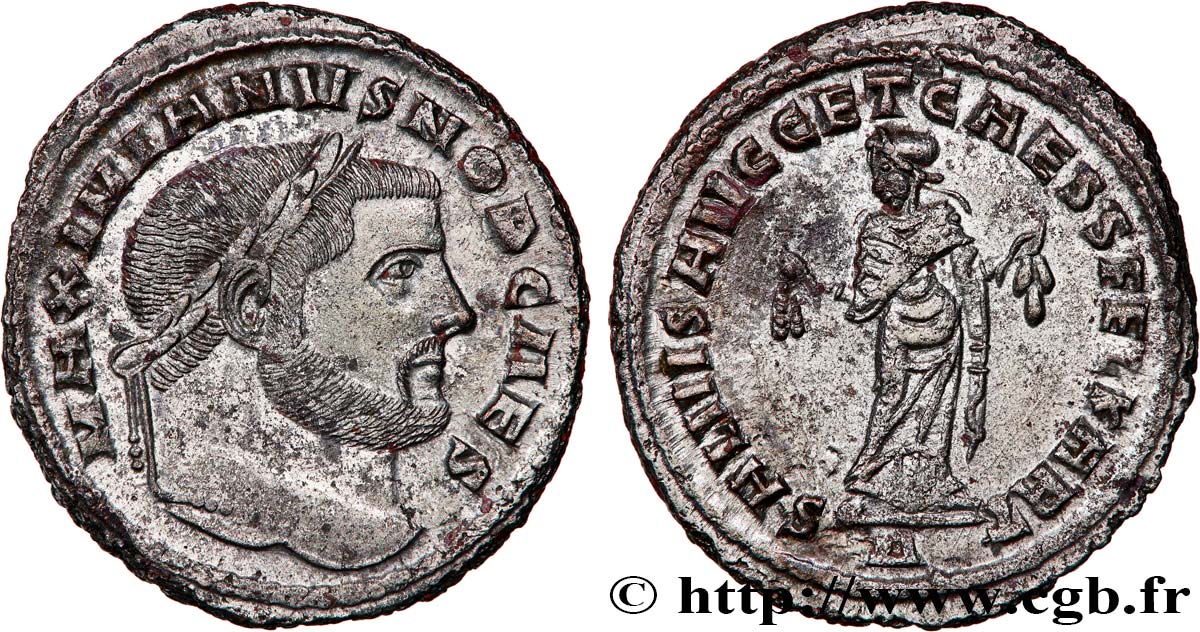 GALÈRE Follis ou nummus SPL/SUP