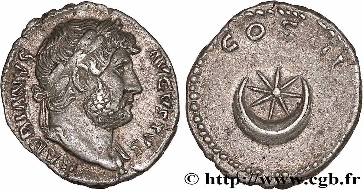 HADRIAN Denier AU