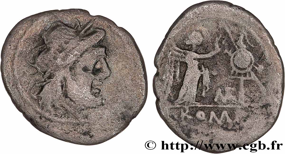 ROMAN REPUBLIC - ANONYMOUS Victoriat VF