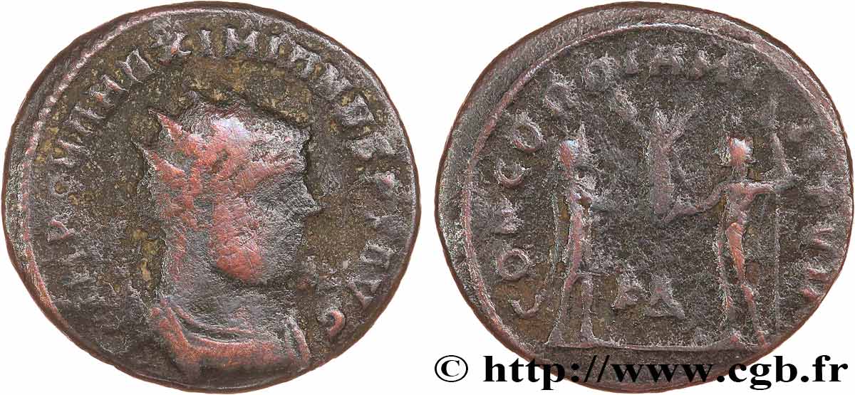 MAXIMIANUS HERCULIUS Pseudo ou néo-aurelianus VF