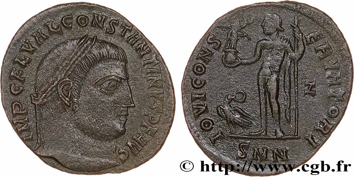 COSTANTINO I IL GRANDE Follis ou nummus q.SPL
