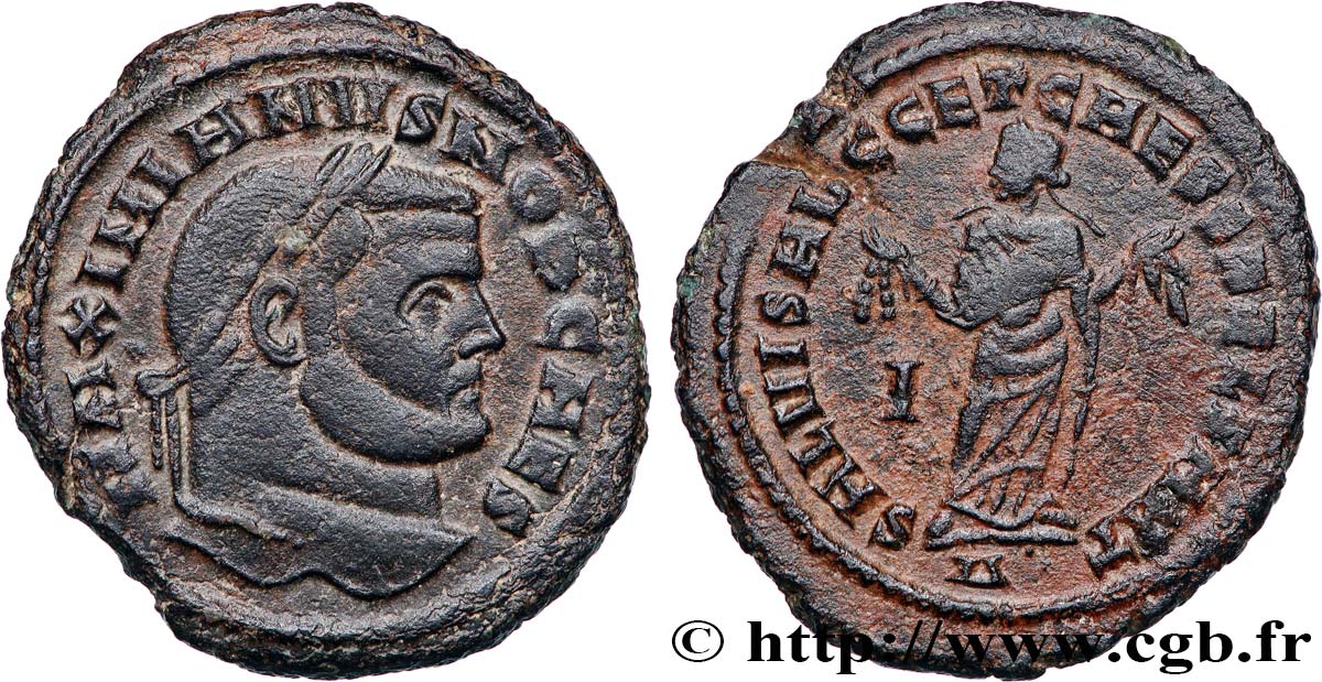 GALÈRE Follis ou nummus TTB