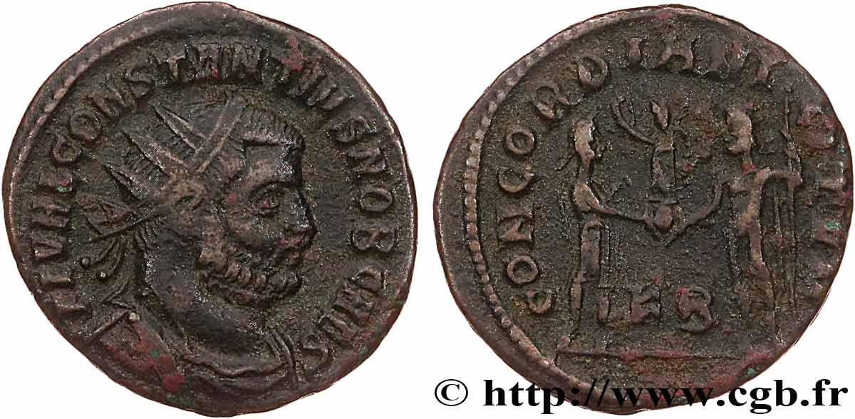 CONSTANCE Ier CHLORE Pseudo ou néo-aurelianus TTB/TB+