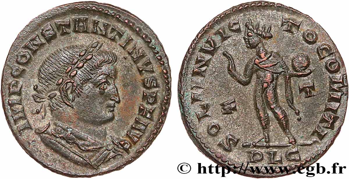 CONSTANTINO I EL MAGNO Follis ou nummus EBC