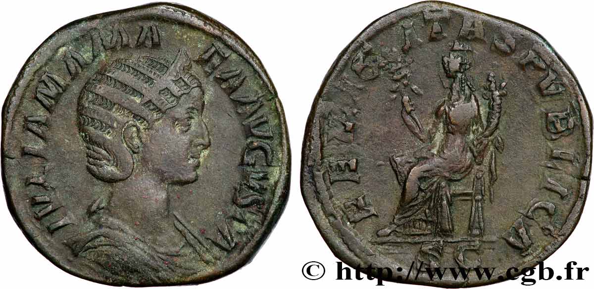 JULIA MAMÉE Sesterce TTB+/TTB