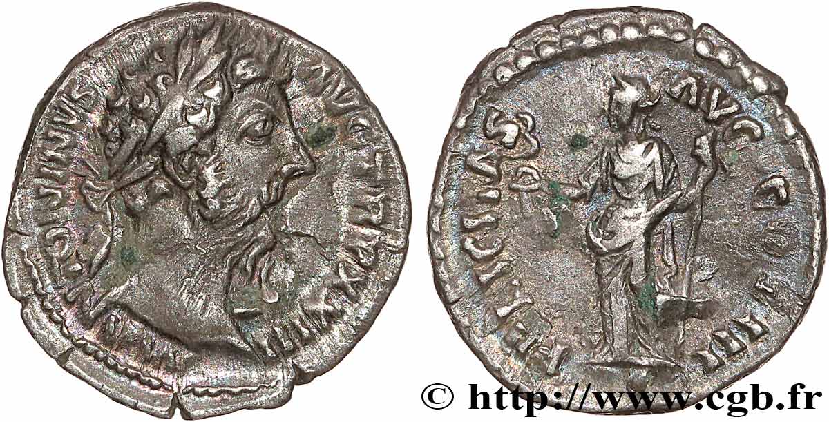 MARC AURÈLE Denier TTB