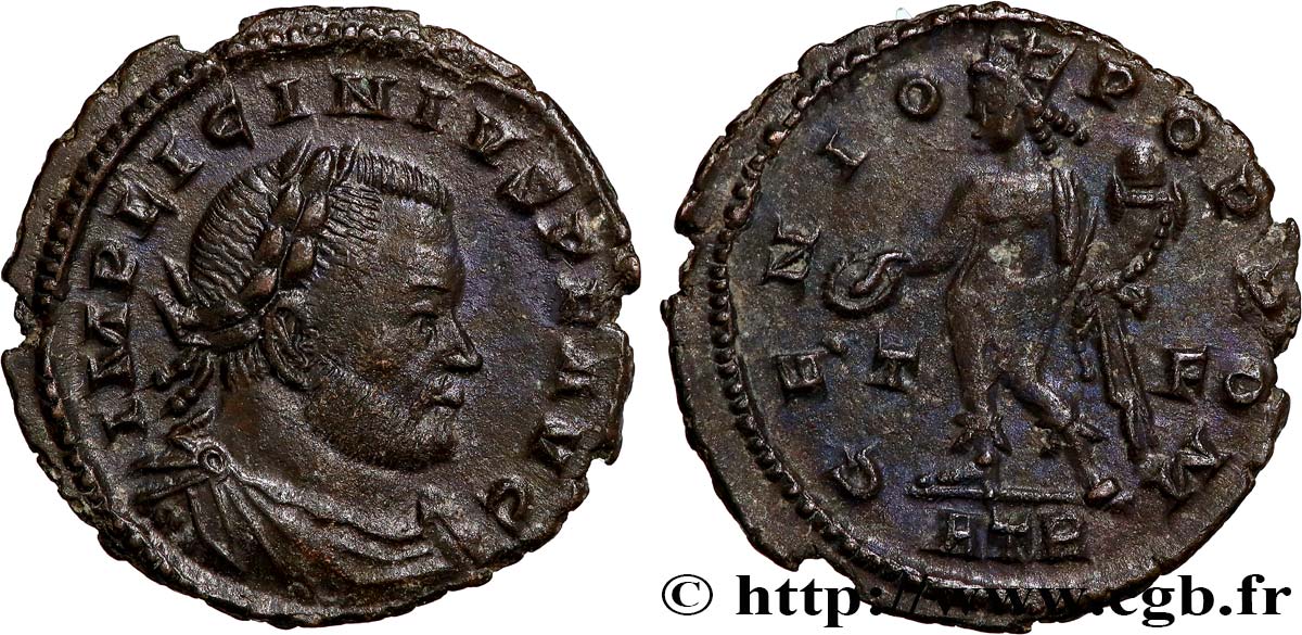 LICINIO I PADRE Follis ou nummus q.SPL/BB