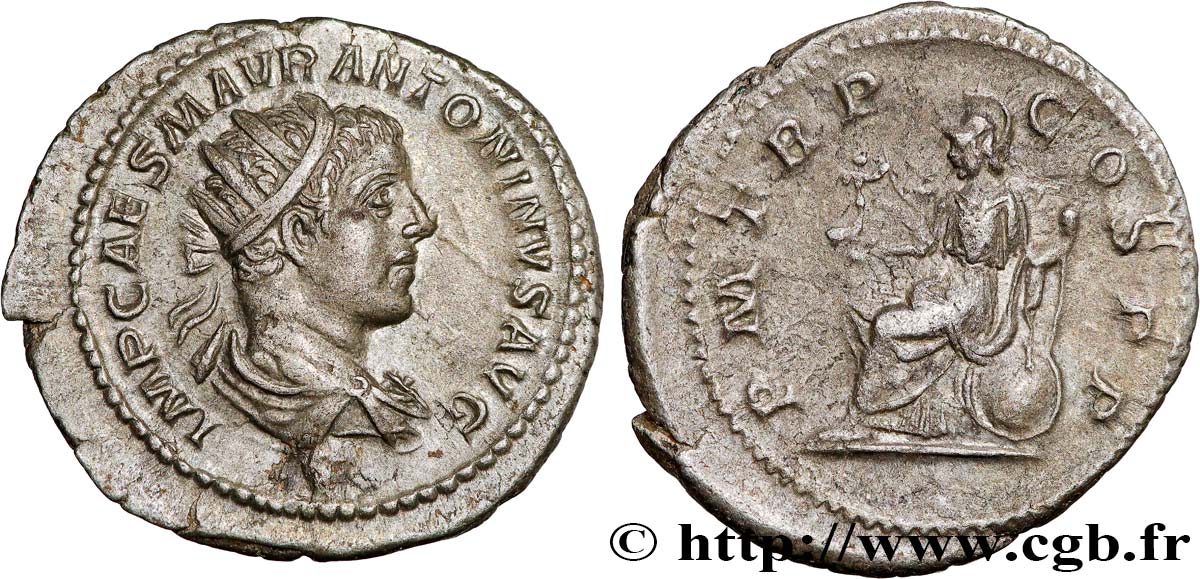 ÉLAGABAL Antoninien TTB+