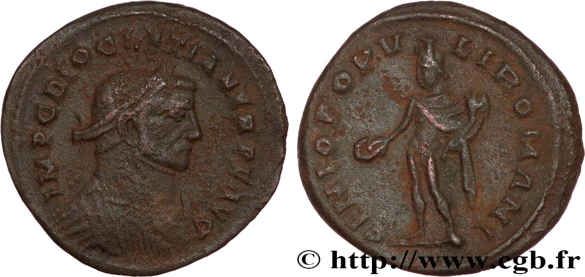 DIOCLÉTIEN Follis ou nummus TTB