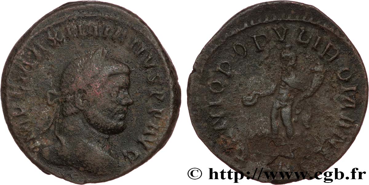 MAXIMIEN HERCULE Follis ou nummus TB+