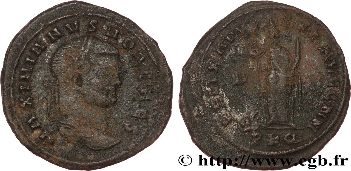 GALÈRE Follis ou nummus TB+