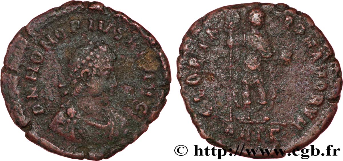 HONORIUS Maiorina pecunia TB+