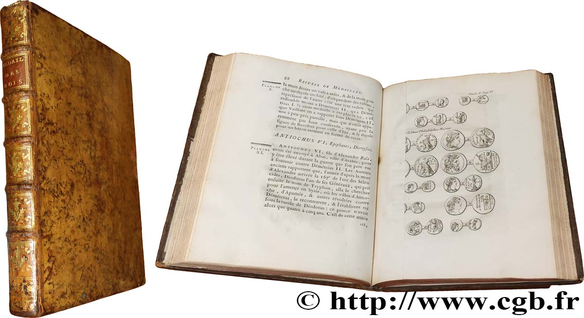 BOOKS Pellerin (Joseph) “Recueil de médailles de rois, qui n’ont point encore été publiées ou qui sont peu connues”. Paris, chez H. L. Guérin et L. F. Delatour, MDCCLXII (1762) VZ