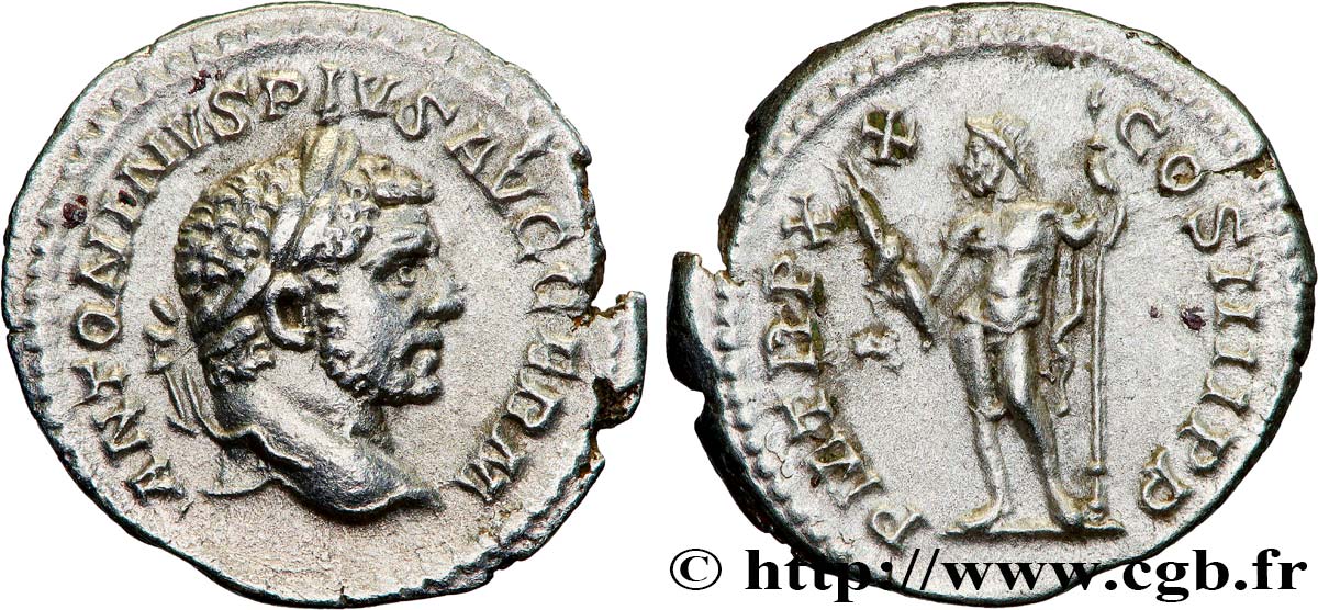 CARACALLA Denier TTB+