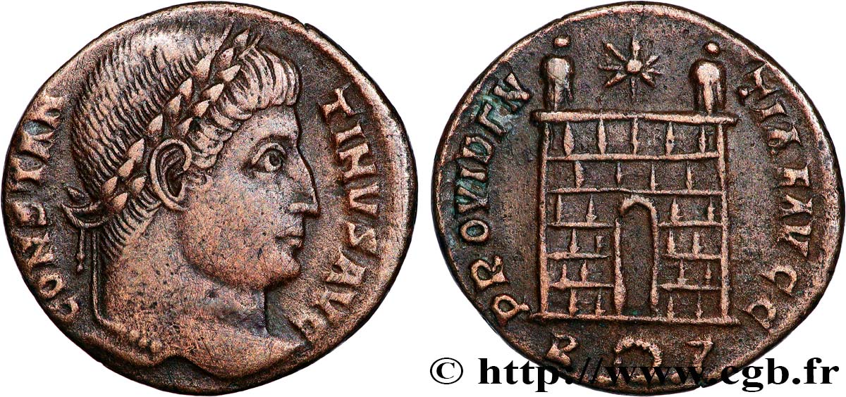 CONSTANTINE I THE GREAT Centenionalis ou nummus AU