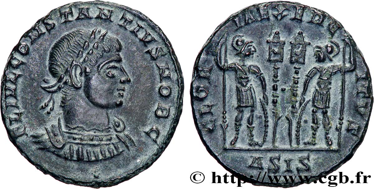 CONSTANCE II Centenionalis ou nummus SUP