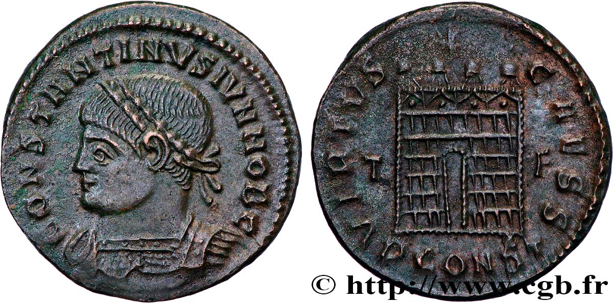 CONSTANTIN II Centenionalis ou nummus SUP