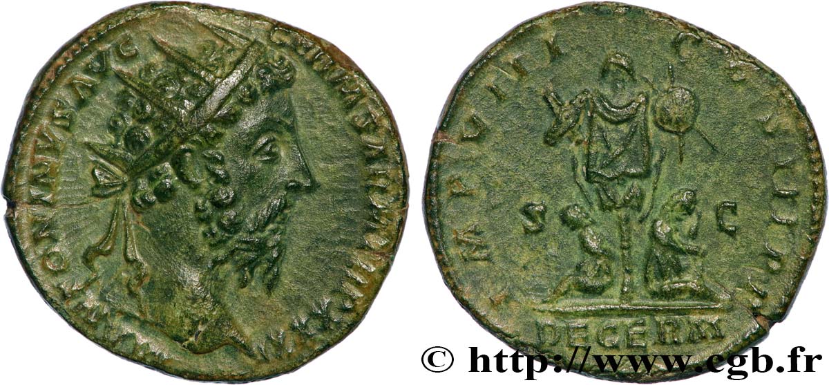 MARC AURÈLE Dupondius SPL