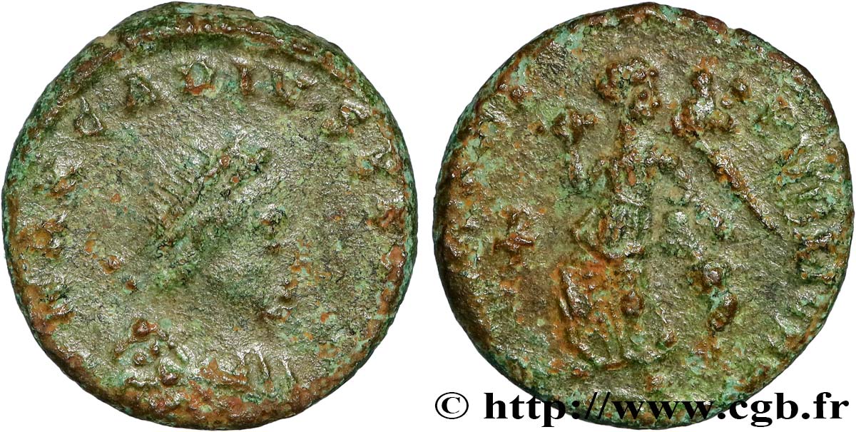 ARCADIUS Nummus, (PBQ, Æ 4) TTB+