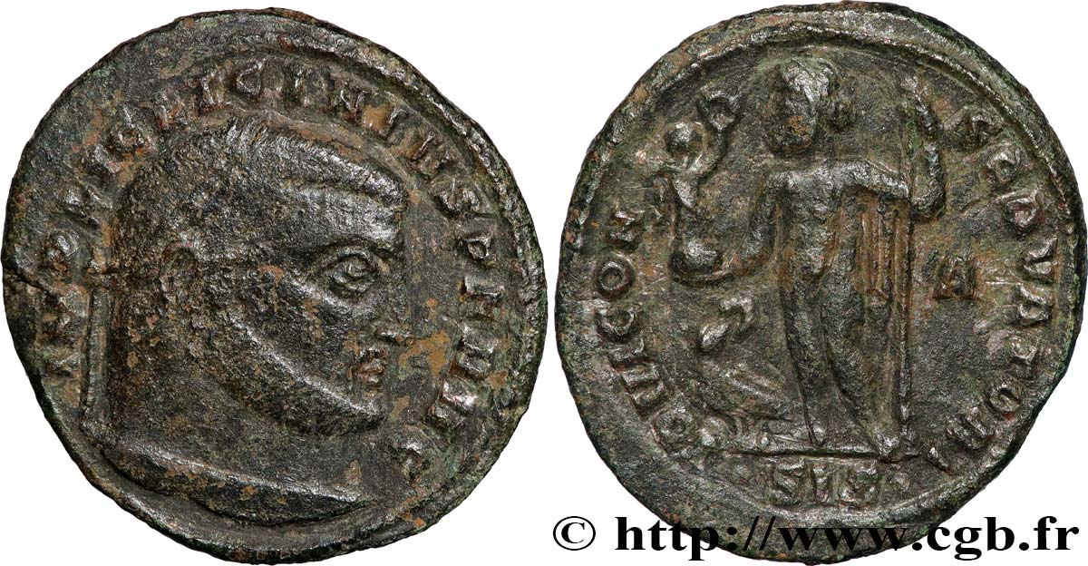 LICINIO I PADRE Follis ou nummus q.BB/BB